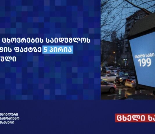სპეციალური საგამოძიებო სამსახურის მიერ პირადი ცხოვრების საიდუმლოს ხელყოფის ფაქტზე მხილებულია 5 პირი