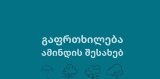 გარემოს ეროვნული სააგენტო განცხადებას ავრცელებს