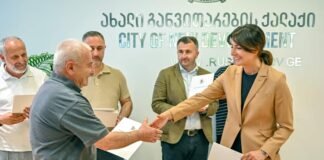 რუსთავში,დაუკანონებლად დაკავებული საცხოვრებელი ფართები, კიდევ 21 ოჯახს გადაეცა საკუთრებაში