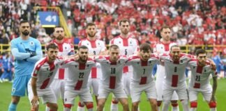 ეროვნული ნაკრები დღეს ფელბერტში საწვრთნელ ვარჯიშს ჩაატარებს