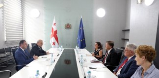 გიორგი ამილახვარმა სან დიეგოს სახელმწიფო უნივერსიტეტის დელეგაციასთან სამუშაო შეხვედრა გამართა