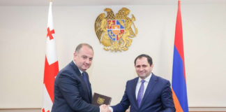 თავდაცვის მინისტრი ვიზიტით სომხეთის რესპუბლიკაში იმყოფება