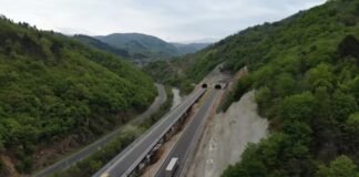 წევა-შორაპნის მონაკვეთზე ჩქაროსნული გზის დაერთებისთვის, აღმოსავლეთიდან დასავლეთის მიმართულებით ტრანსპორტი, დროებით, ძველი გზით იმოძრავებს