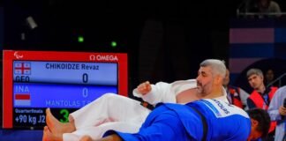 ქართველმა პარაძიუდოისტმა რევაზ ჩიკოიძემ პარიზის პარალიმპიადაზე პირველი შეხვედრა მოიგო