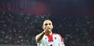 გიორგი ქოჩორაშვილი, უეფას ერთა ლიგის B დივიზიონის მე-2 ტურის სიმბოლურ ნაკრებში მოხვდა