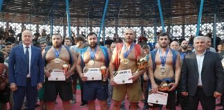 იოსებ ბაღათურია ქართული ჭიდაობის ტურნირს დაესწრო