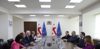 მიხეილ სარჯველაძე მსოფლიო პროფკავშირების გაერთიანების გენერალურ მდივანს, ლუკა ტრიანგლის და საქართველოს პროფესიული კავშირების გაერთიანების თავმჯდომარეს, ირაკლი პეტრიაშვილს შეხვდა