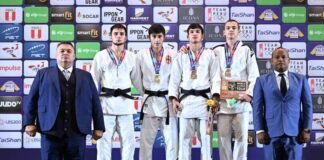 ჭაბუკ ძიუდოისტთა მსოფლიოს ჩემპიონატზე გიორგი გივიშვილმა – ოქროს, ნოდარ კობალაძემ კი ბრინჯაოს მედალი მოიპოვა
