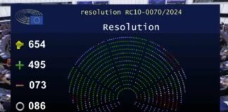 ევროპარლამენტმა საქართველოს შესახებ რეზოლუციას მხარი დაუჭირა