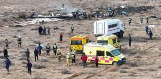 „აზერბაიჯანის ავიახაზების“ თვითმფრინავის კატასტროფის შედეგად 38 ადამიანი დაიღუპა