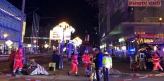 მაგდებურგში, საშობაო ბაზრობაზე ხალხში ავტომობილის შევარდნის შედეგად დაღუპულთა რიცხვი ხუთამდე გაიზარდა