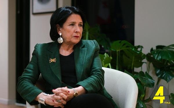 Salome Zourabichvili the President of Georgia.