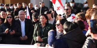 სალომე ზურაბიშვილი ზუგდიდში აქციაზე – მე, თქვენი სახელით, ჩავალ ვაშინგტონში – იქ ძალიან ბევრი მეგობარი მყავს, რომლებსაც საქართველოზე გული შესტკივათ