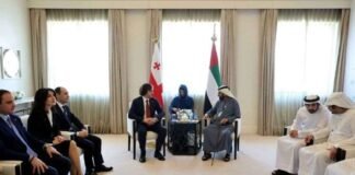 ირაკლი კობახიძე არაბთა გაერთიანებული საამიროების ვიცე-პრეზიდენტსა და პრემიერ-მინისტრს შეხვდა