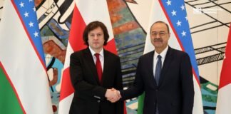 ირაკლი კობახიძე უზბეკეთის პრემიერ-მინისტრს შეხვდა