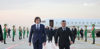 ირაკლი კობახიძის ოფიციალური ვიზიტი თურქმენეთში დაიწყო