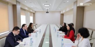 ლევან ჟორჟოლიანი ევროპასა და ცენტრალურ აზიაში UNICEF-ის რეგიონულ დირექტორს, რეჯინა დე დომინიკისს შეხვდა