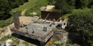 შოვში 2023 წლის სტიქიის დროს დაღუპულთა ხსოვნის პატივსაცემად მემორიალი შენდება