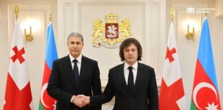 საქართველოს პრემიერ-მინისტრი აზერბაიჯანის შინაგან საქმეთა მინისტრს შეხვდა