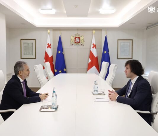 ირაკლი კობახიძე საქართველოში ისრაელის სახელმწიფოს ახლად დანიშნულ ელჩს, ვალიდ აბუ ჰაიას შეხვდა