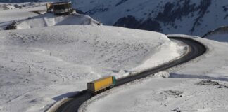 გუდაური(ფოსტა)-კობის მონაკვეთზე მისაბმელიანი და ნახევრადმისაბმელიანი ავტოტრანსპორტის მოძრაობა აღდგა