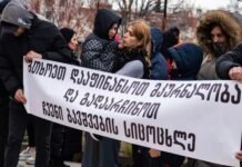 მთავრობის ადმინისტრაციასთან დიუშენით დაავადებული ბავშვების მხარდამჭერი აქცია გაიმართა