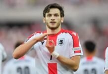 საქართველოს ეროვნული საფეხბურთო ნაკრების კაპიტანი ხვიჩა კვარაცხელია გახდება