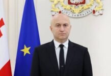სულხან თამაზაშვილი შინაგან საქმეთა მინისტრად დაინიშნა