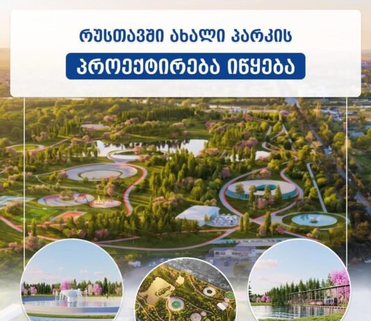 რუსთავში ახალი პარკის პროექტირება იწყება