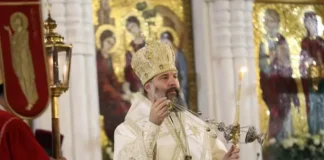 პატრიარქი შიო III სამების ტაძარში პირველ სადღესასწაულო წირვას აღავლენს
